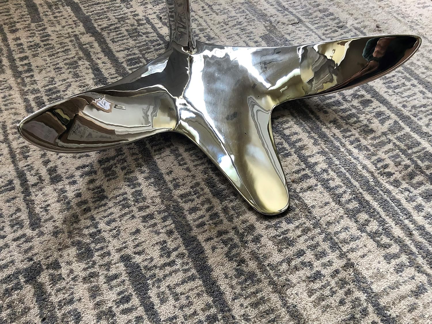 US Stainless Stainless Steel 316 Bruce Claw Force Anchor 11lbs (5kg) Marine Grade Polished